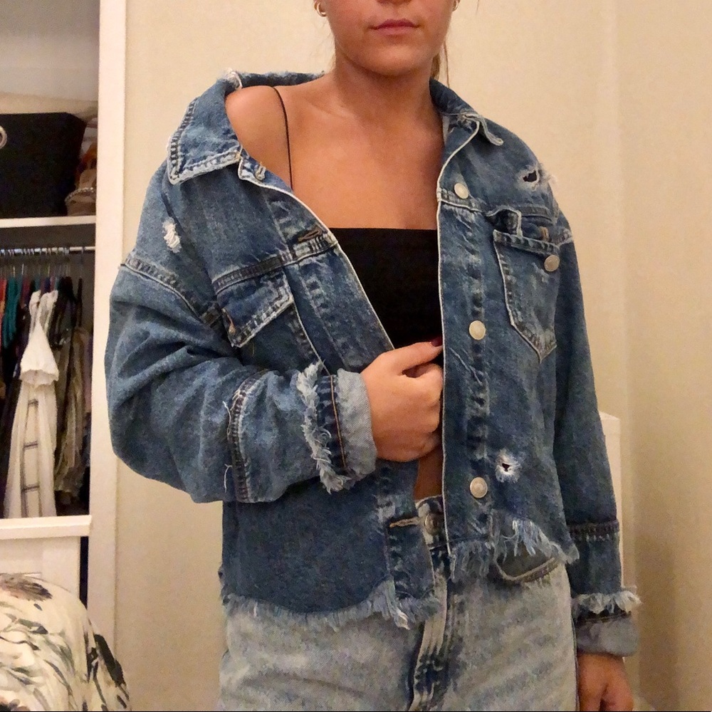 Zara jean jacket